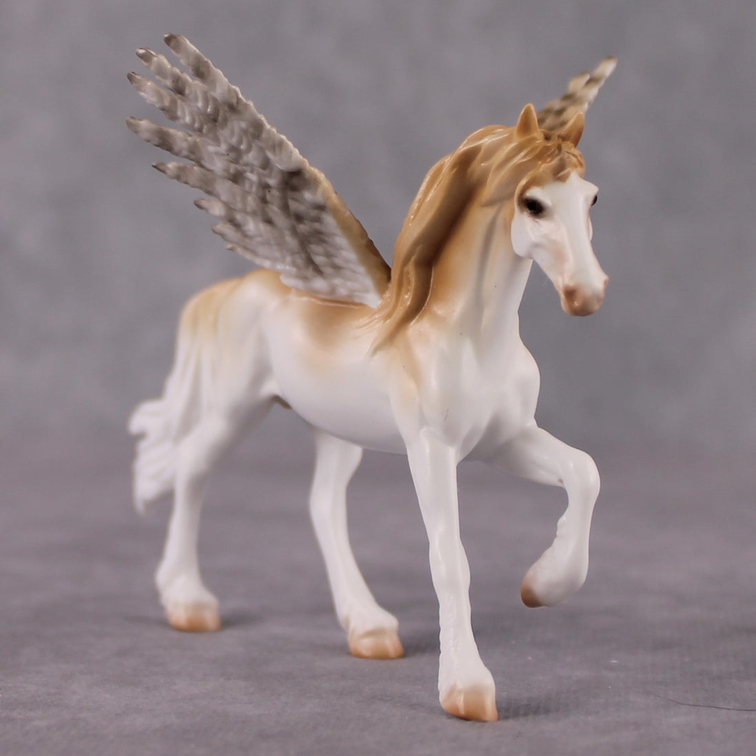 "Lucarin" Secret Surprise Chip Drop: Superb Owl Sunday OOAK Deco Custom Friesian Chip By Ashley Palmer