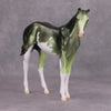 PREVIEW LISTING ONLY Envy OOAK Green Overo Deco Weanling By Jamie Adamson MM24