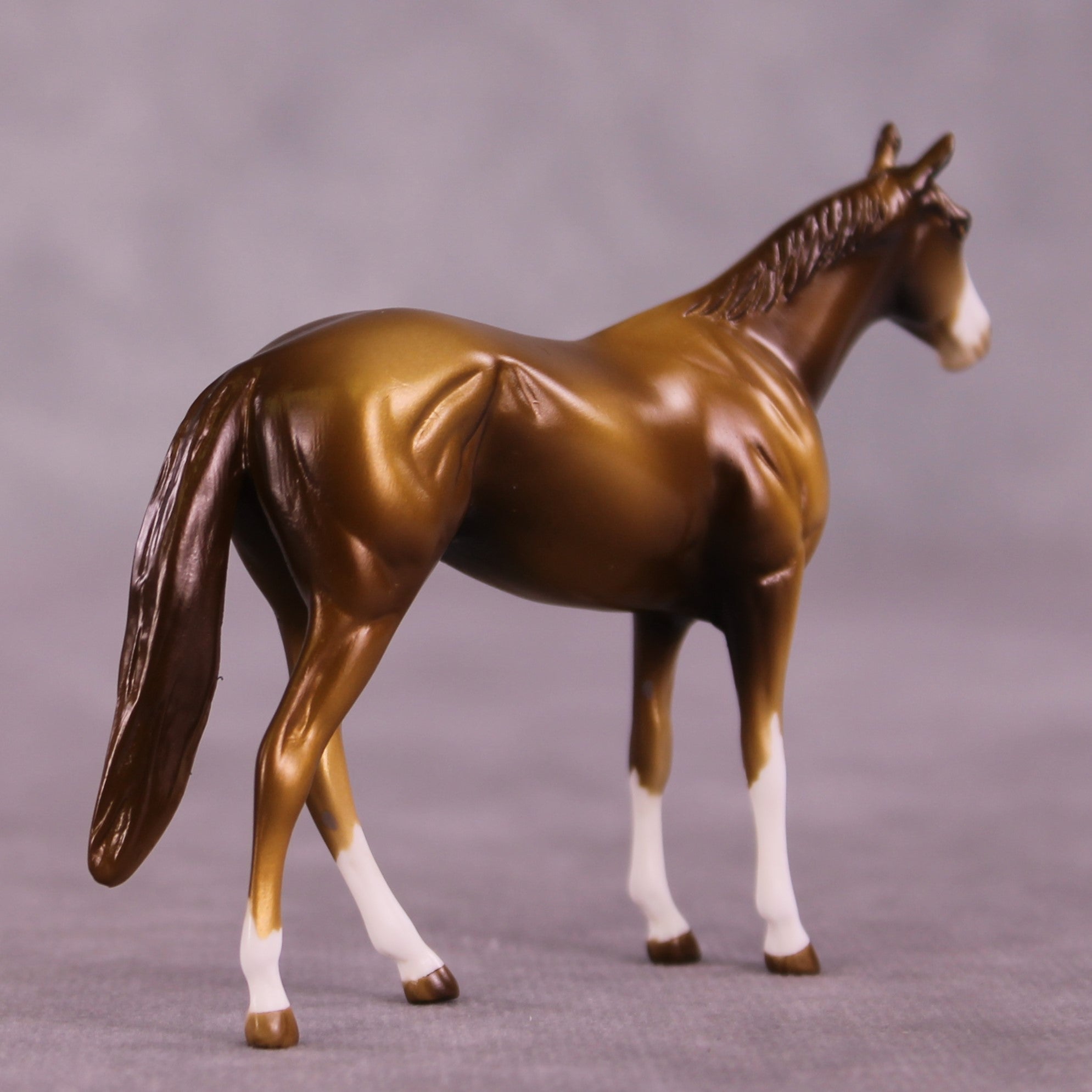 Affogato OOAK Thoroughbred Chip by Kike Duarte EQ25