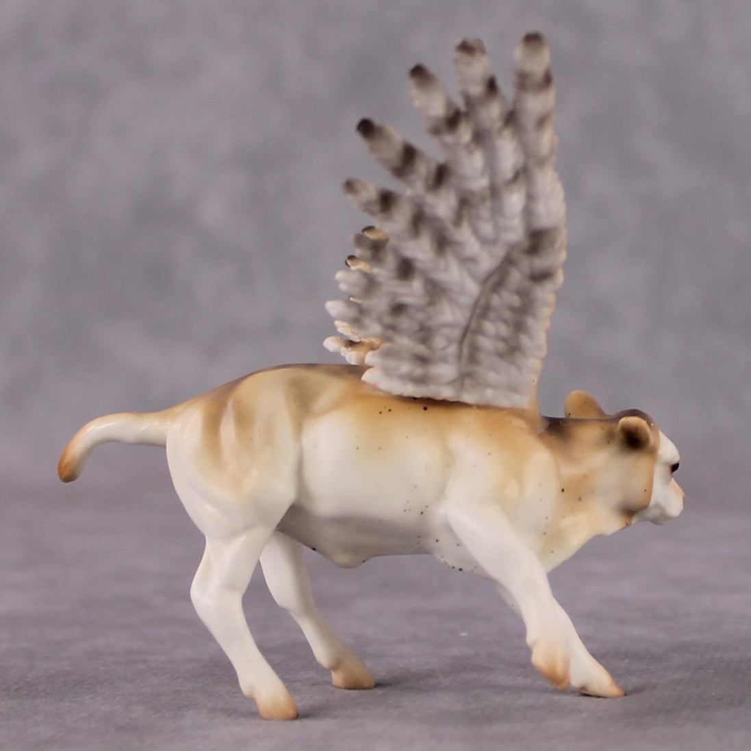 "Tyto" Secret Surprise Chip Drop: Superb Owl Sunday OOAK Deco Custom Cow Chip By Ashley Palmer