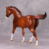 Cherry Chip OOAK Chestnut Custom Pony By Kenzie Williamson MM24 MHP Auction Piece