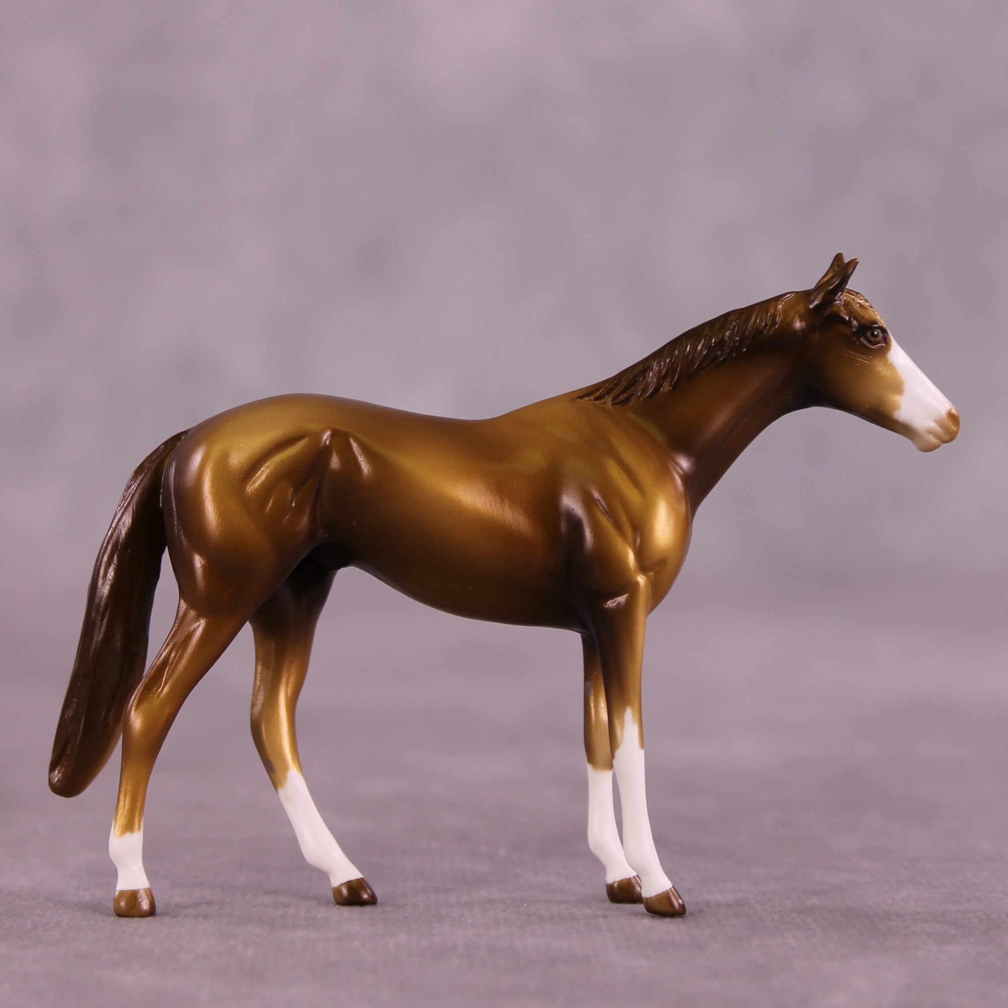 Affogato OOAK Thoroughbred Chip by Kike Duarte EQ25