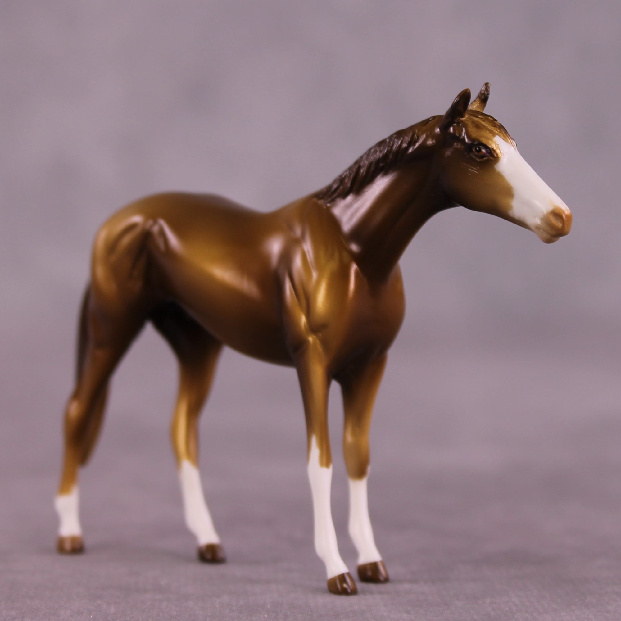 Affogato OOAK Thoroughbred Chip by Kike Duarte EQ25