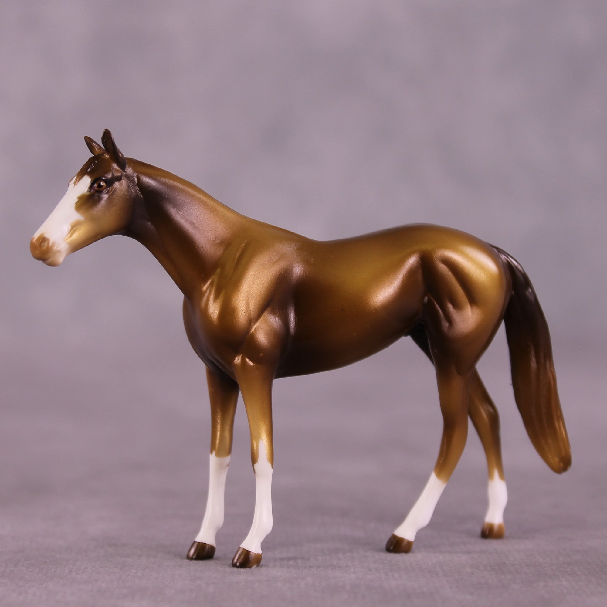 Affogato OOAK Thoroughbred Chip by Kike Duarte EQ25