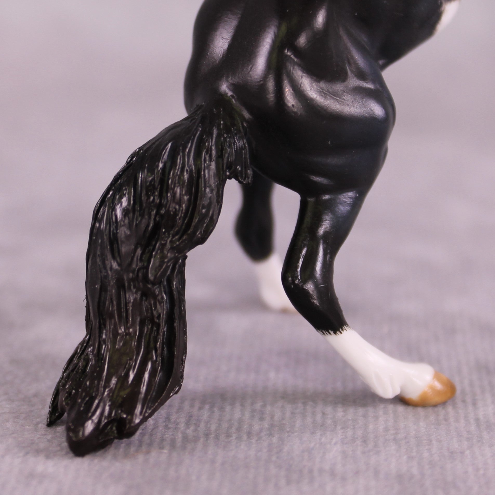 Nevermore OOAK EFCM Chip Rearing Horse By Kristen Cermele July GemStones Series
