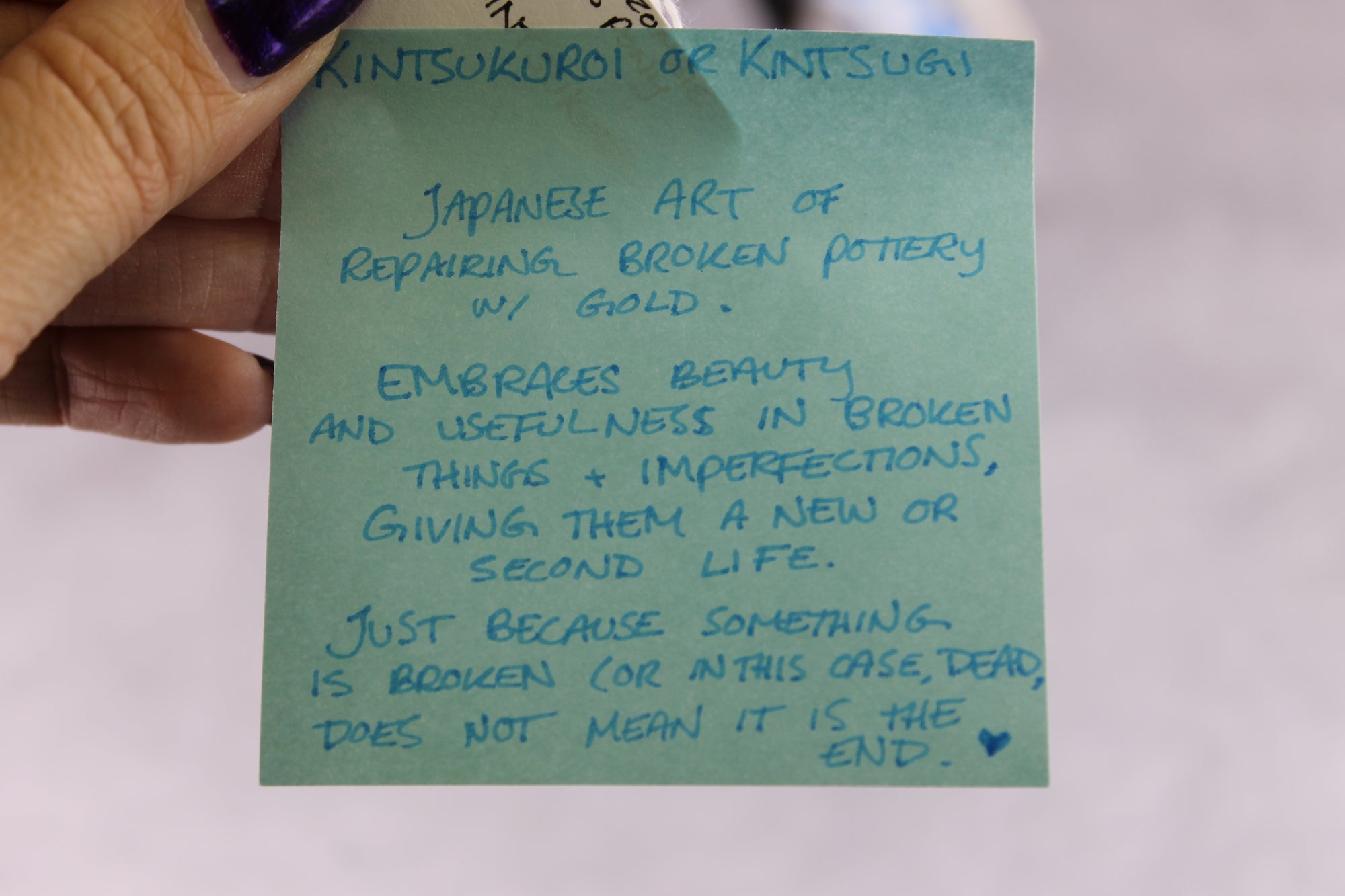 Kintsugi OOAK Porcelain &amp; Gold Black Deco Zombie Pegasus By Jess Hamill MM24 Best Offer