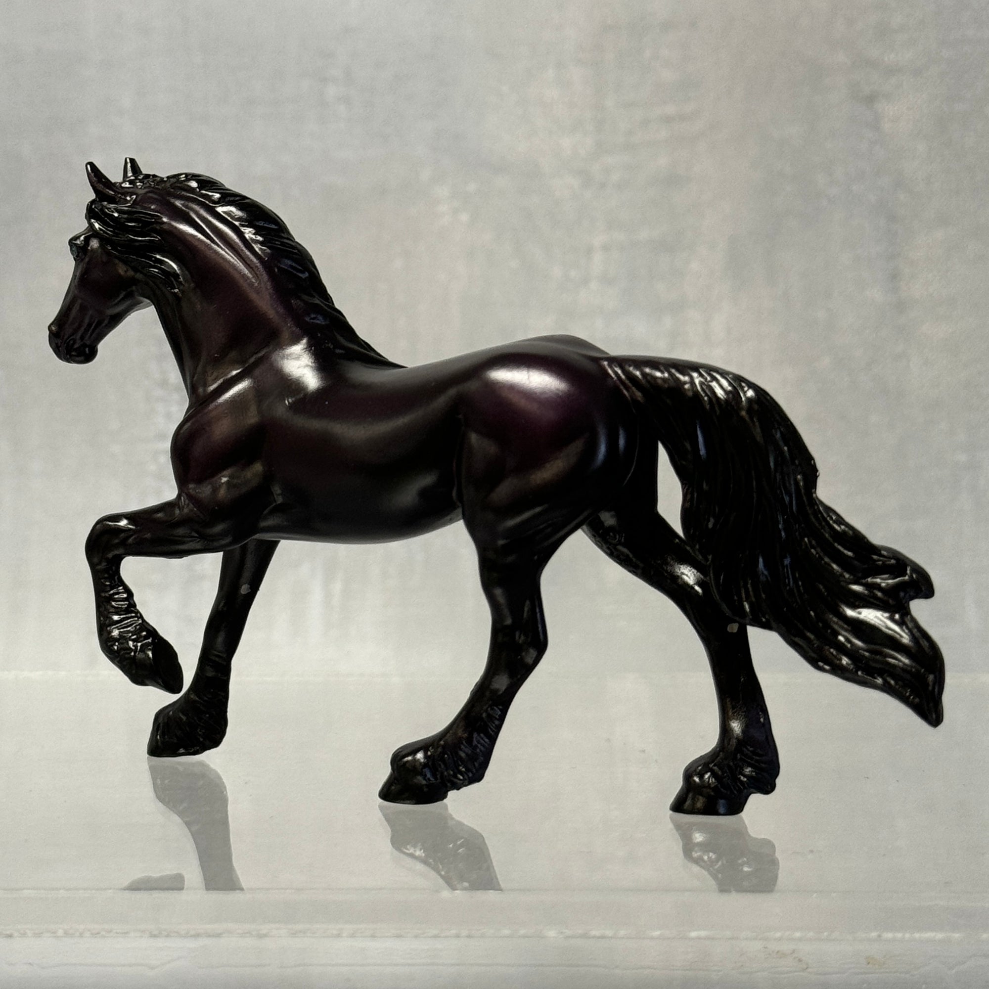 Purple Shade OOAK Friesian Chip By Ashley Palmer SS824