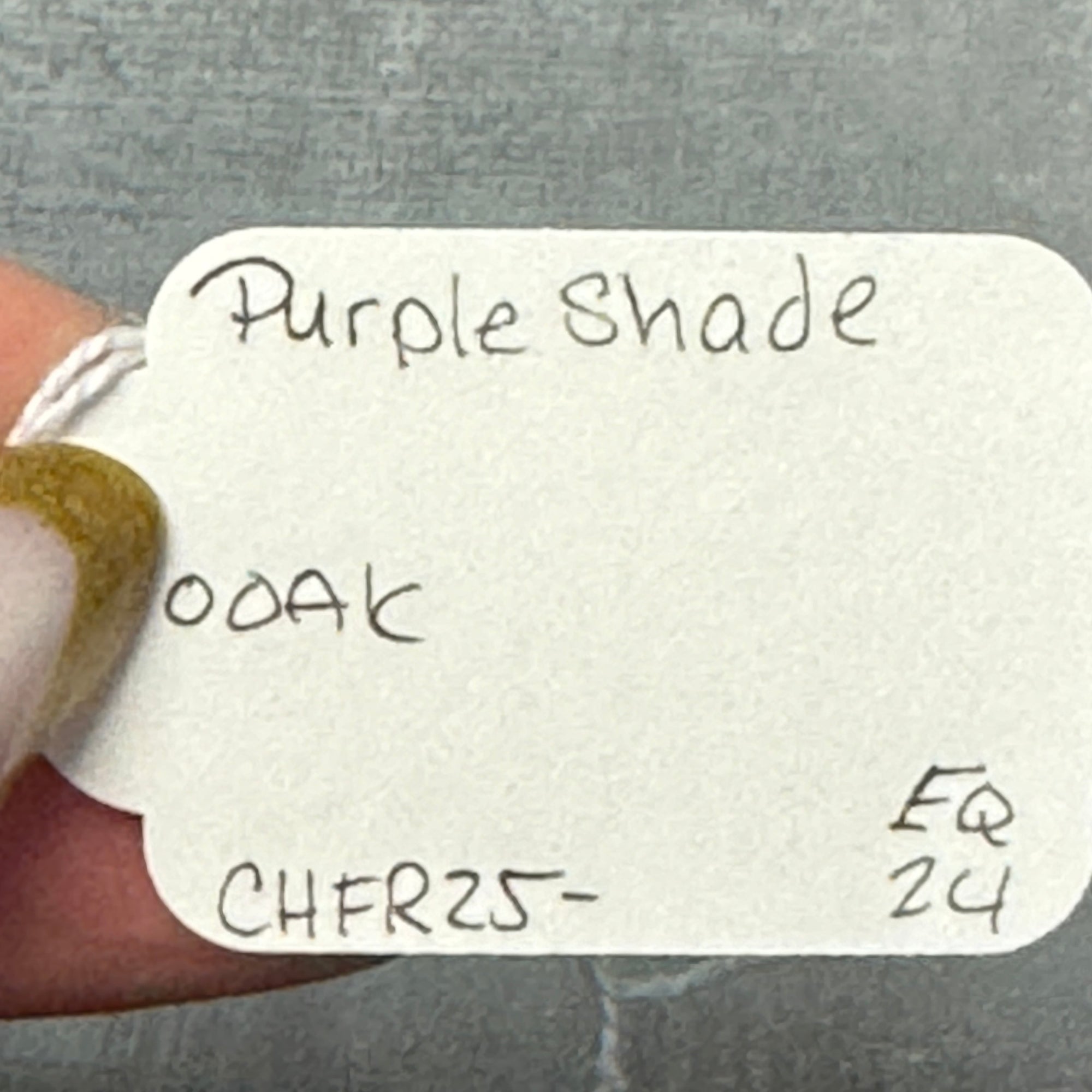 Purple Shade OOAK Friesian Chip By Ashley Palmer SS824