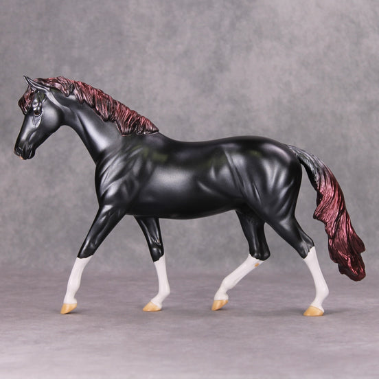 Brain Freeze OOAK Purple Deco Pony By Jamie Adamson MM24