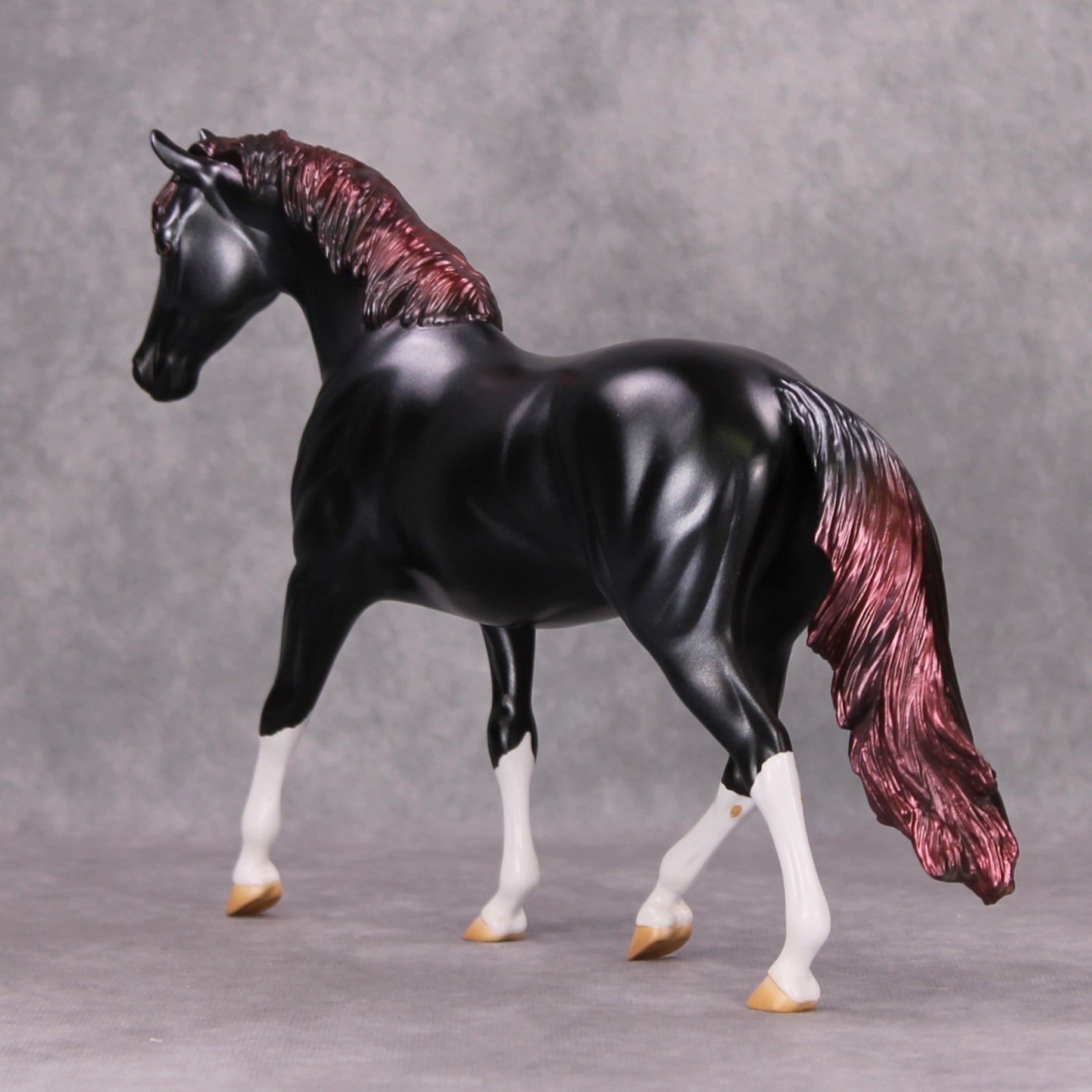 Brain Freeze OOAK Purple Deco Pony By Jamie Adamson MM24