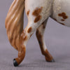 &quot;Polar Plunge&quot; OOAK Chestnut Leopard Appy W/ Halo Spots Pony Chip By Guest Artist Kristen Cermele