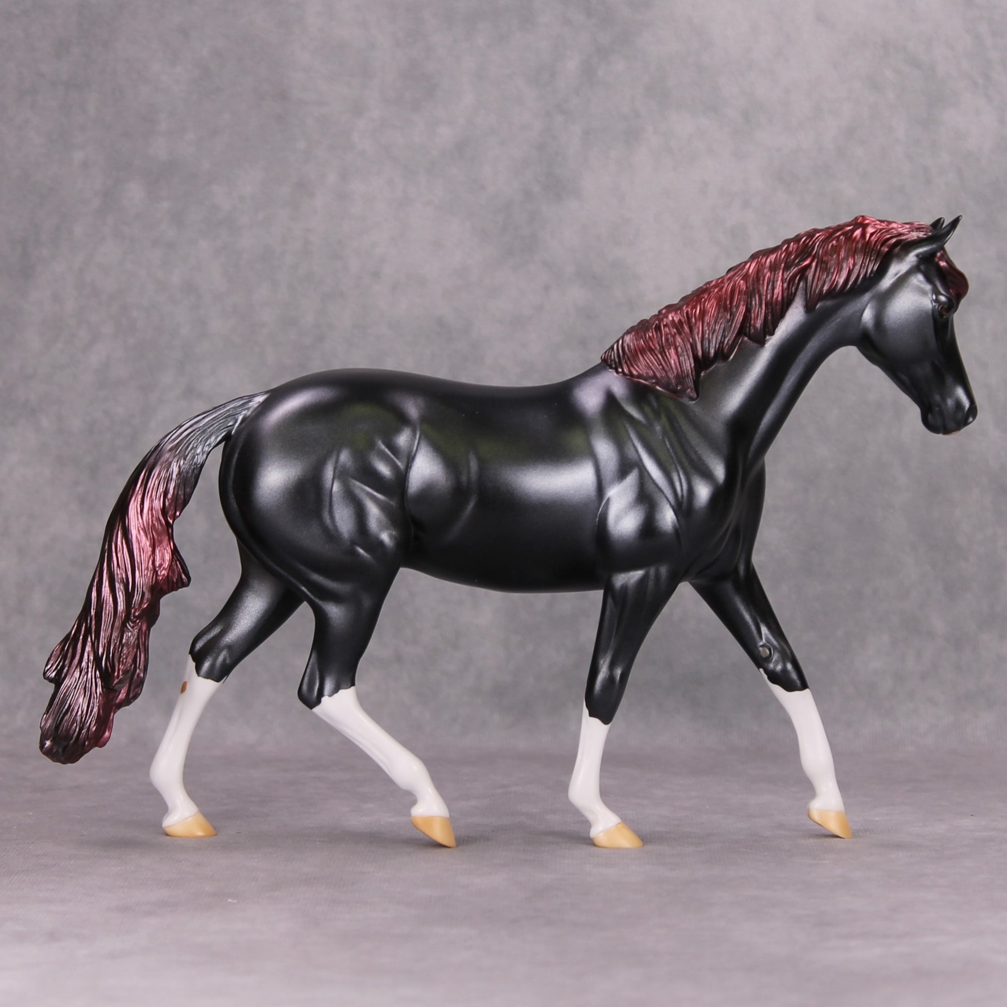 Brain Freeze OOAK Purple Deco Pony By Jamie Adamson MM24