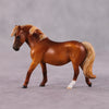 &quot;Dear Reader&quot; OOAK Deep Chestnut Custom Pony Chip By Guest Artist Kristen Cermele