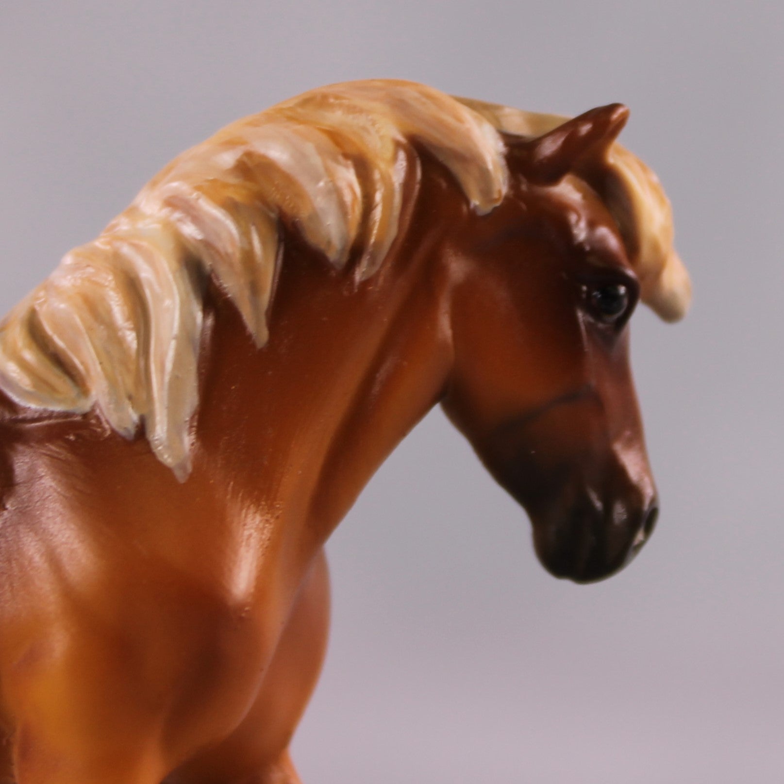 "Dear Reader" OOAK Deep Chestnut Custom Pony Chip By Guest Artist Kristen Cermele