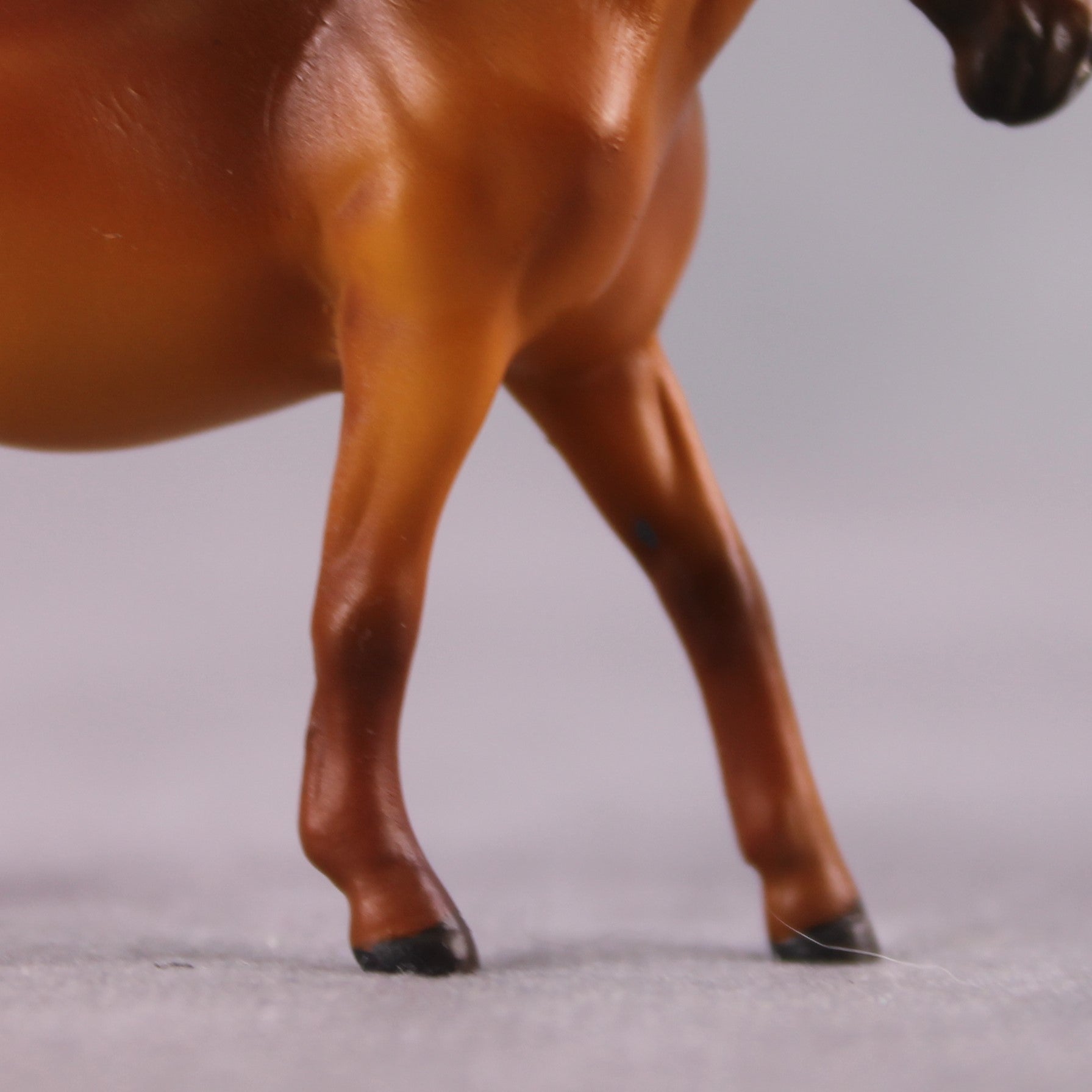 "Dear Reader" OOAK Deep Chestnut Custom Pony Chip By Guest Artist Kristen Cermele