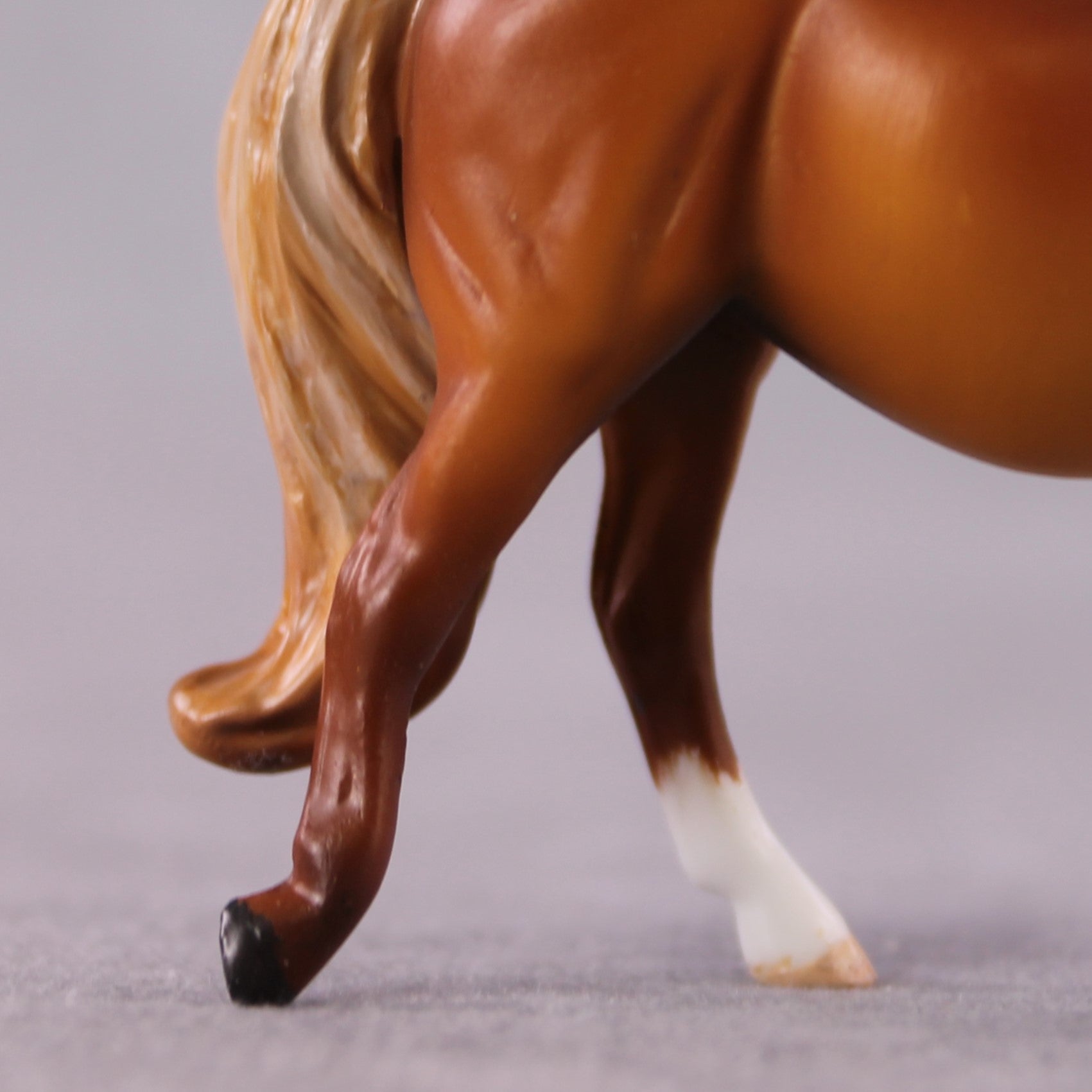 "Dear Reader" OOAK Deep Chestnut Custom Pony Chip By Guest Artist Kristen Cermele