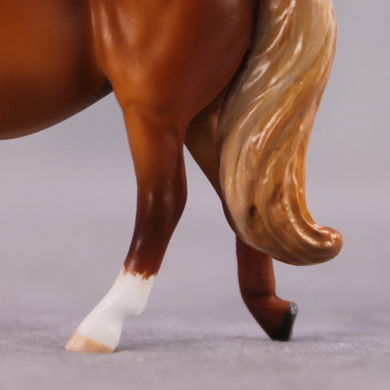 "Dear Reader" OOAK Deep Chestnut Custom Pony Chip By Guest Artist Kristen Cermele