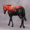 PREVIEW LISTING ONLY Not Technically Illegal OOAK Red Sunset Halloween Scene Mule By Dawn Quick MM24