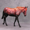 PREVIEW LISTING ONLY Not Technically Illegal OOAK Red Sunset Halloween Scene Mule By Dawn Quick MM24