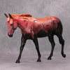 PREVIEW LISTING ONLY Not Technically Illegal OOAK Red Sunset Halloween Scene Mule By Dawn Quick MM24