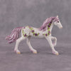 &quot;Reine Des Violettes Roses&quot; OOAK Violet Rose Deco Friesian Chip By Andrea Thompson