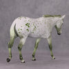 PREVIEW LISTING ONLY Sheza Slymer OOAK Deco Green Appaloosa Mule By Dawn Quick MM24