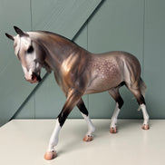 Axel OOAK Dappled Bay Roan Custom Irish Draught By Caroline Boydston - Best Offer 5/21/24