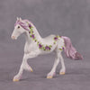 &quot;Reine Des Violettes Roses&quot; OOAK Violet Rose Deco Friesian Chip By Andrea Thompson