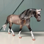 Axel OOAK Dappled Bay Roan Custom Irish Draught By Caroline Boydston - Best Offer 5/21/24
