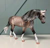 Axel OOAK Dappled Bay Roan Custom Irish Draught By Caroline Boydston - Best Offer 5/21/24