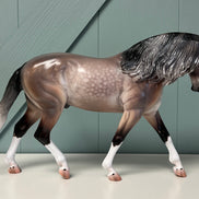Axel OOAK Dappled Bay Roan Custom Irish Draught By Caroline Boydston - Best Offer 5/21/24