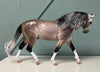 Axel OOAK Dappled Bay Roan Custom Irish Draught By Caroline Boydston - Best Offer 5/21/24