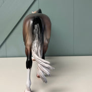 Axel OOAK Dappled Bay Roan Custom Irish Draught By Caroline Boydston - Best Offer 5/21/24