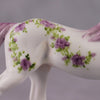 &quot;Reine Des Violettes Roses&quot; OOAK Violet Rose Deco Friesian Chip By Andrea Thompson