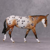 PREVIEW LISTING ONLY Pyrite Cowgirl OOAK Bay Appaloosa Mule By Dawn Quick MM24