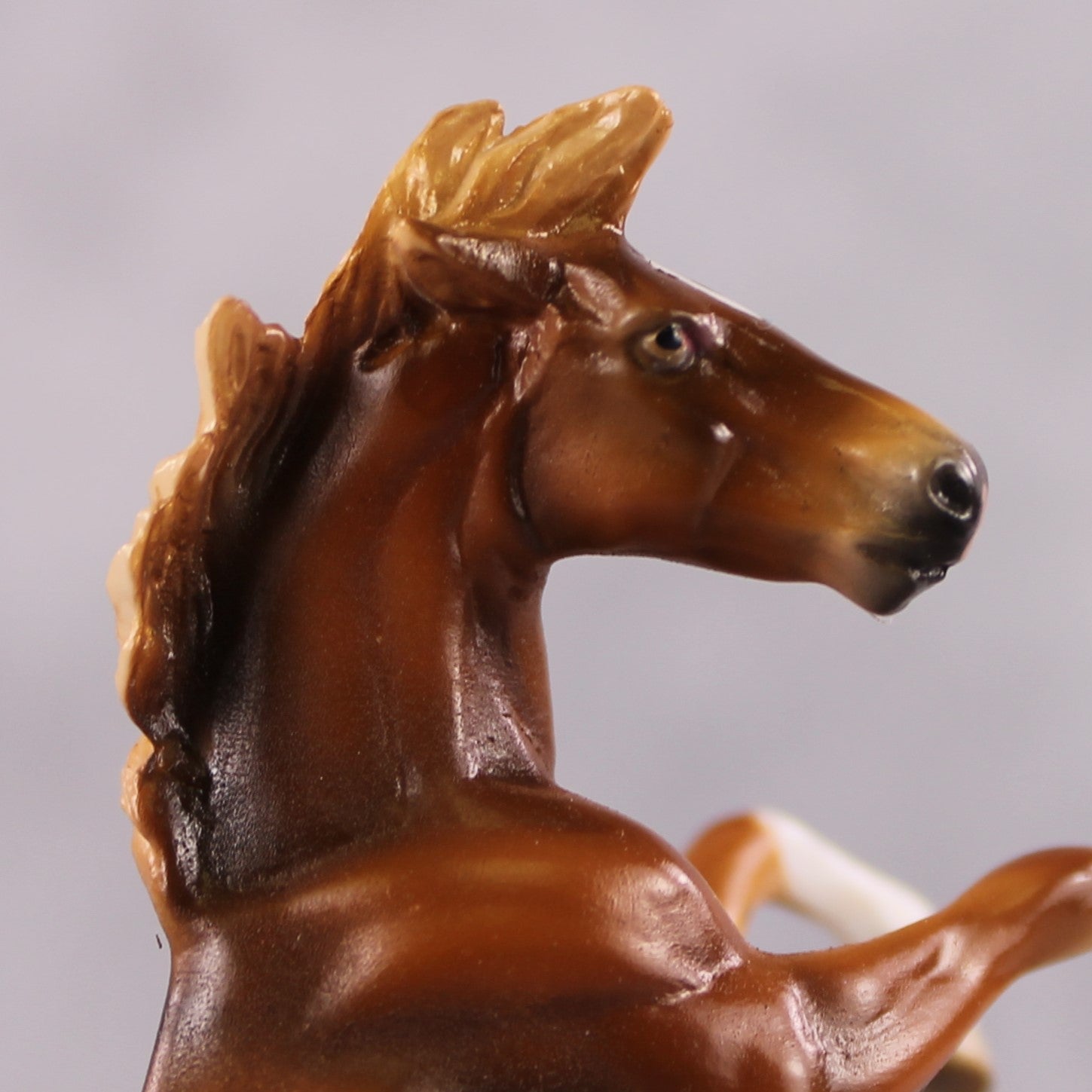 "Cardamom" OOAK Chestnut W/ Socks Rearing Chip By Guest Artist Mindy Berg