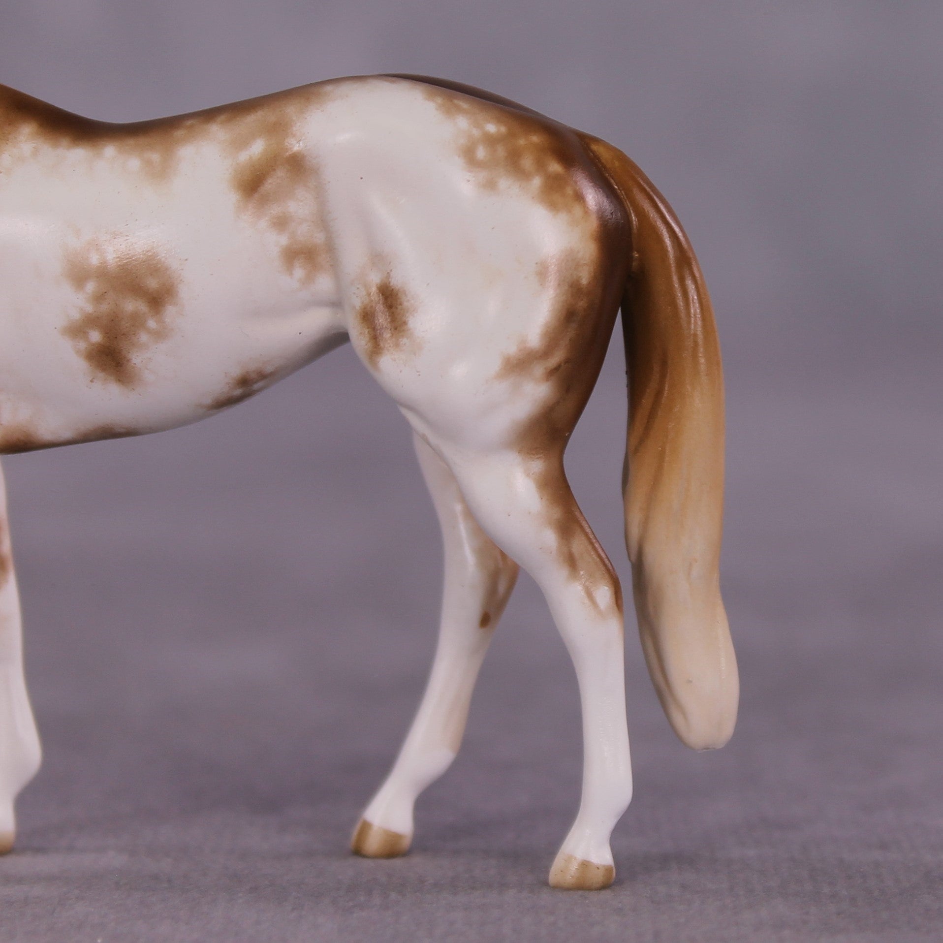"Vermillion &amp; Poppy" OOAK Foal &amp; Stock Horse Chip Set by Sheryl Leisure - MileStones Series