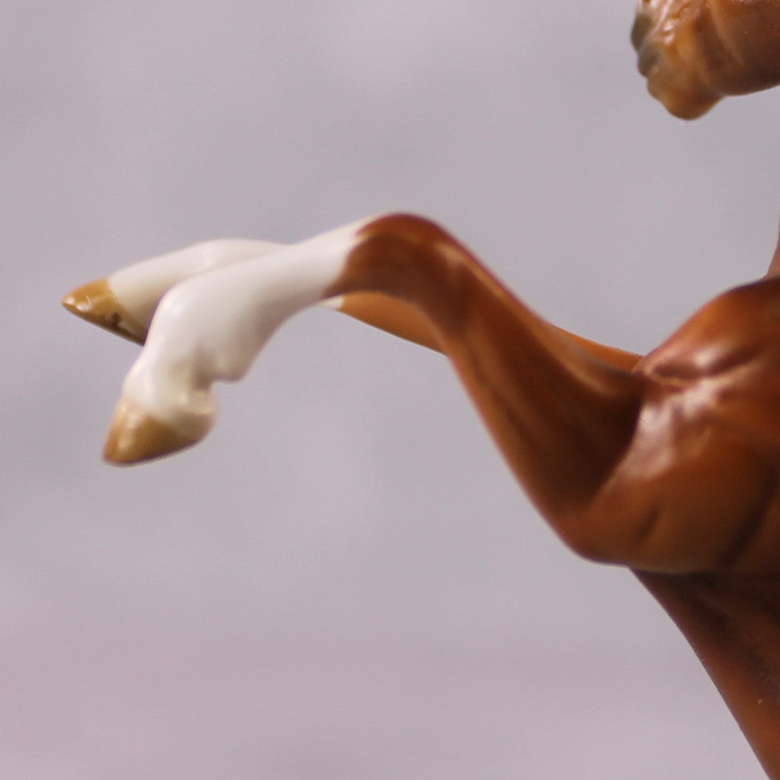 "Cardamom" OOAK Chestnut W/ Socks Rearing Chip By Guest Artist Mindy Berg