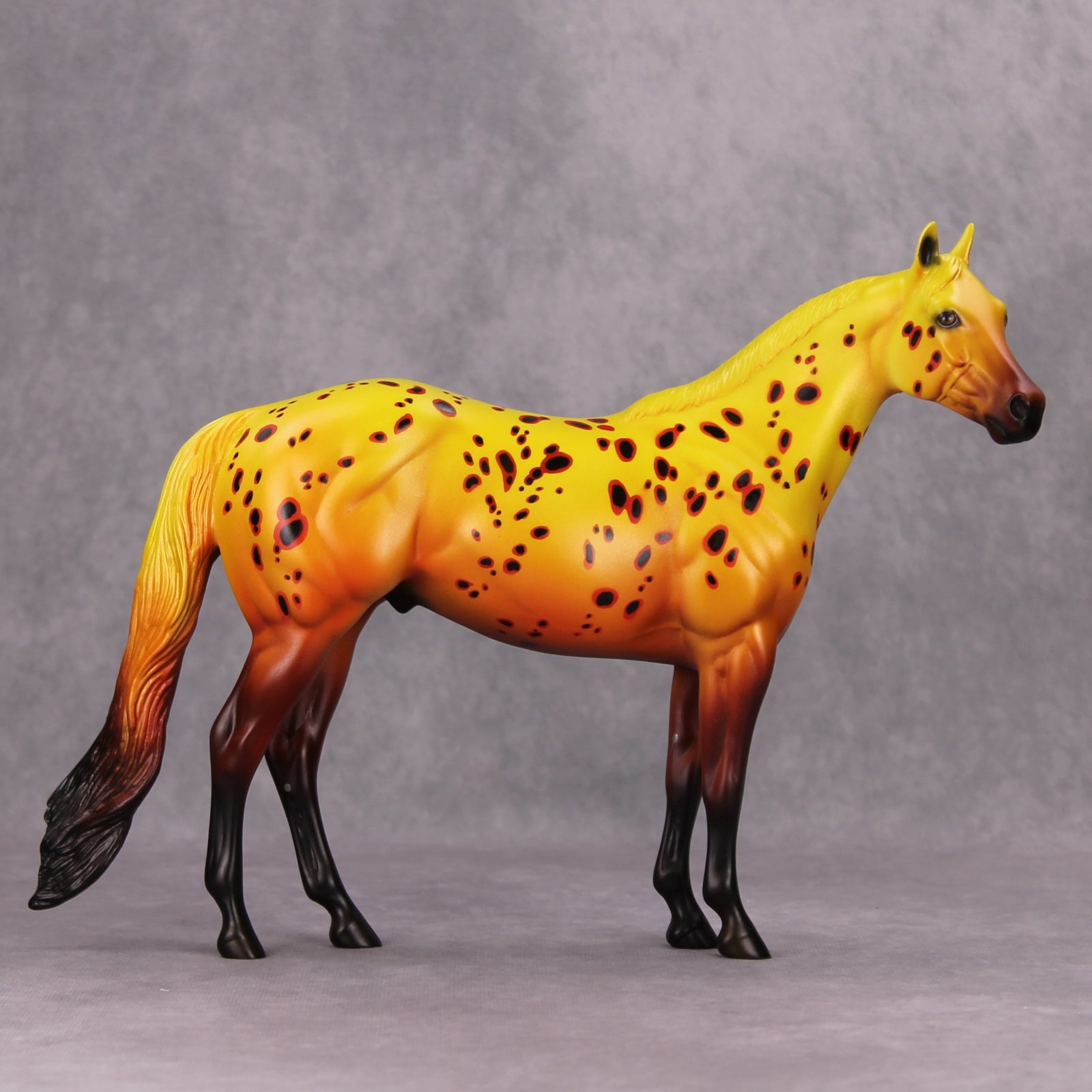 Half LIfe OOAK Yellow Orange Deco ISH By Dawn Quick MM24