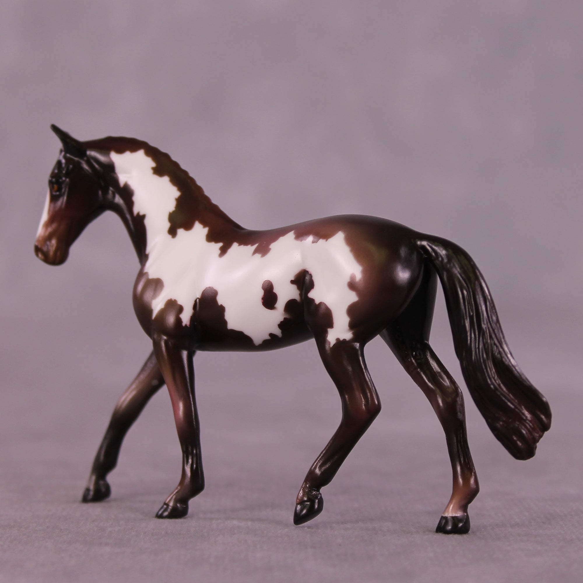 Mocha Swirl OOAK Warmblood Chip by Kike Duarte EQ25