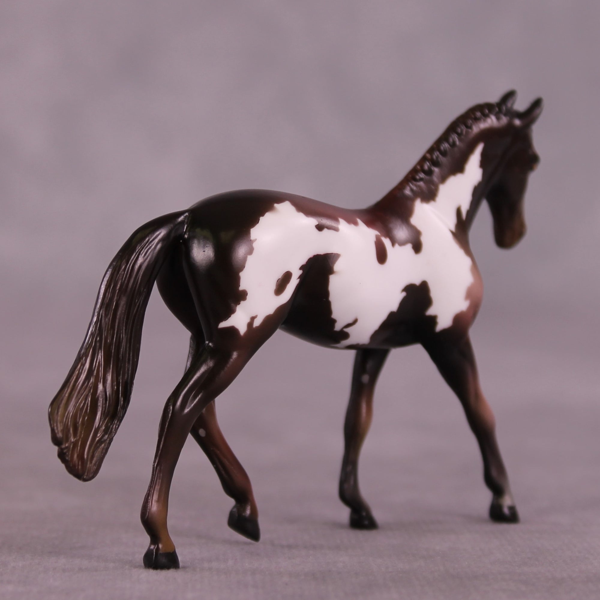 Mocha Swirl OOAK Warmblood Chip by Kike Duarte EQ25
