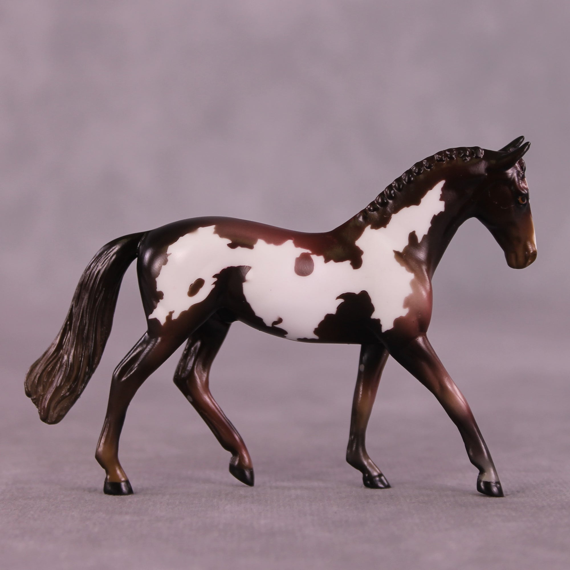 Mocha Swirl OOAK Warmblood Chip by Kike Duarte EQ25