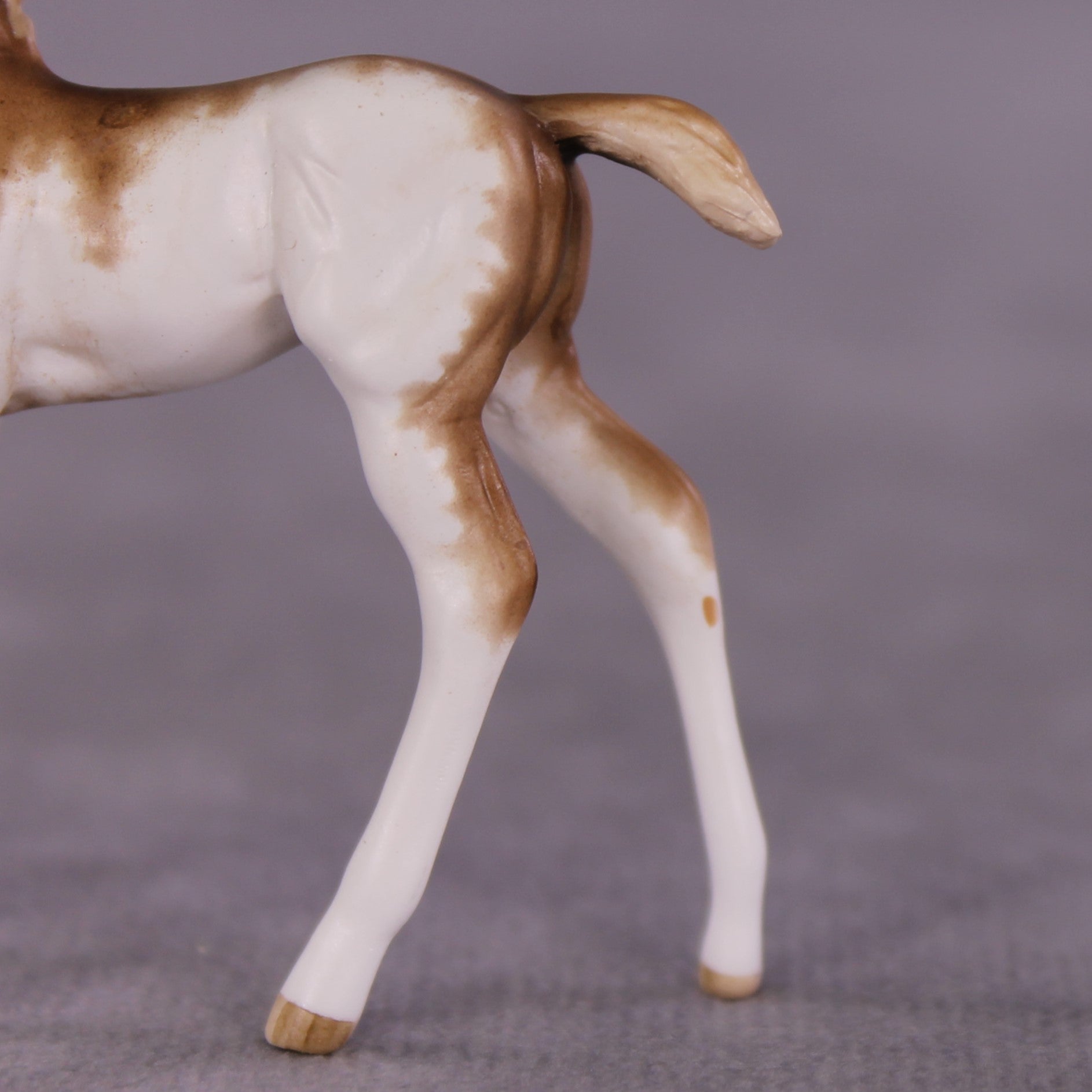 "Vermillion &amp; Poppy" OOAK Foal &amp; Stock Horse Chip Set by Sheryl Leisure - MileStones Series