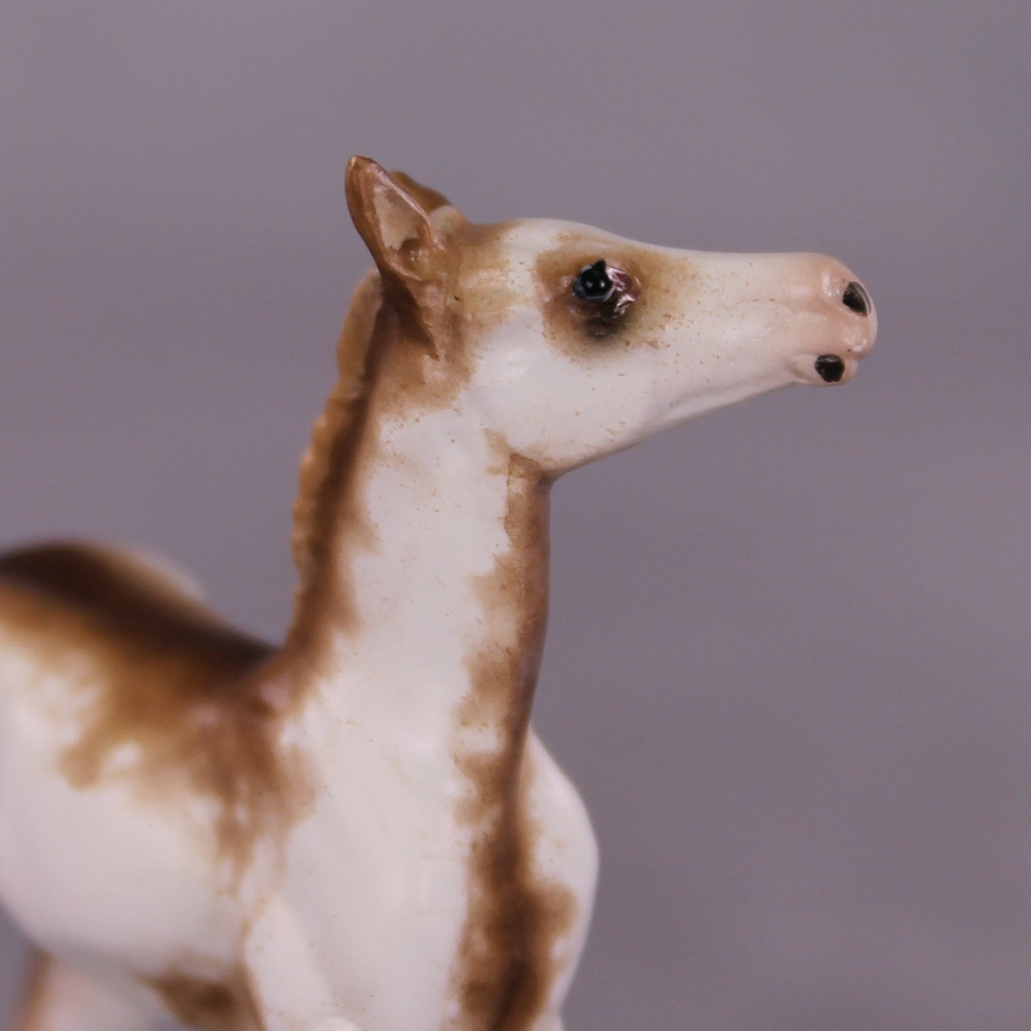 "Vermillion &amp; Poppy" OOAK Foal &amp; Stock Horse Chip Set by Sheryl Leisure - MileStones Series