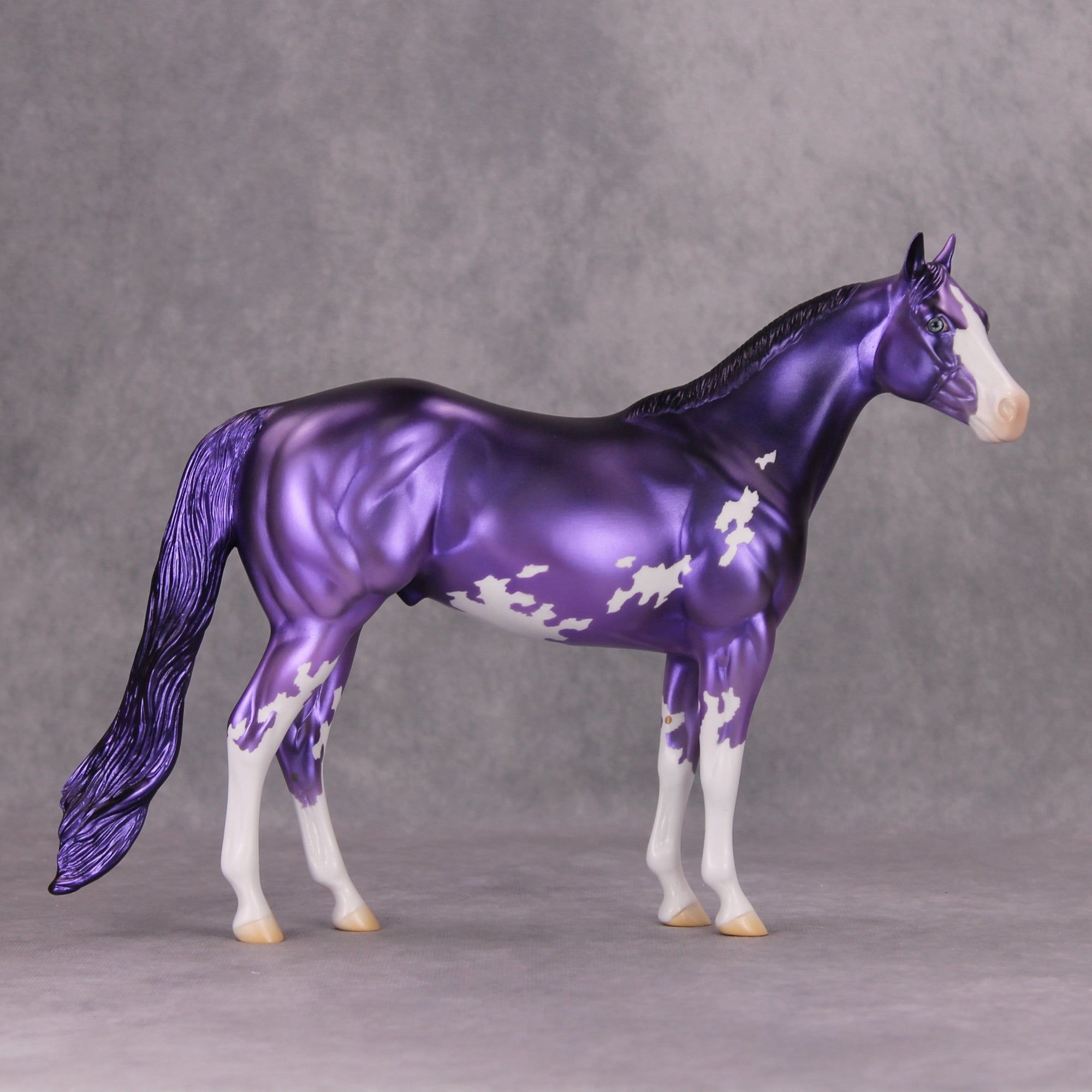 PREVIEW LISTING ONLY The Grizzler OOAK Pearl Purple Overo ISH By Jamie Adamson MM24 Online Drawing