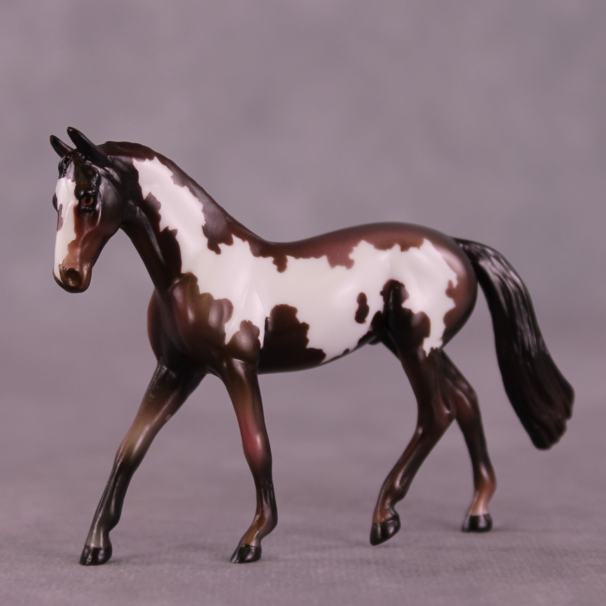 Mocha Swirl OOAK Warmblood Chip by Kike Duarte EQ25