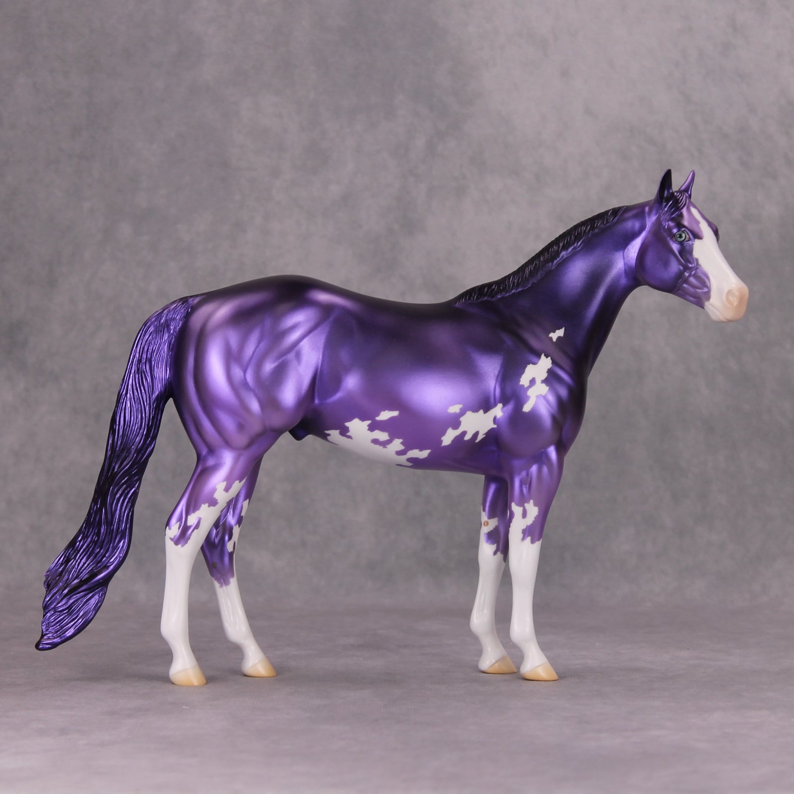 The Grizzler OOAK Pearl Purple Overo ISH By Jamie Adamson MM24 Online Drawing