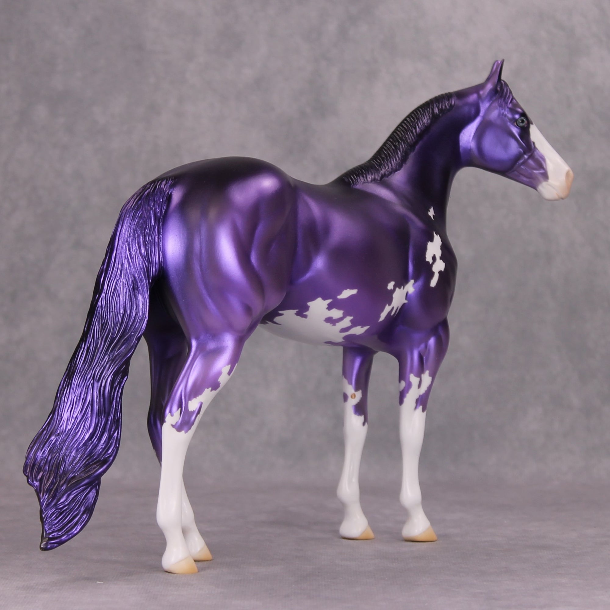 The Grizzler OOAK Pearl Purple Overo ISH By Jamie Adamson MM24 Online Drawing