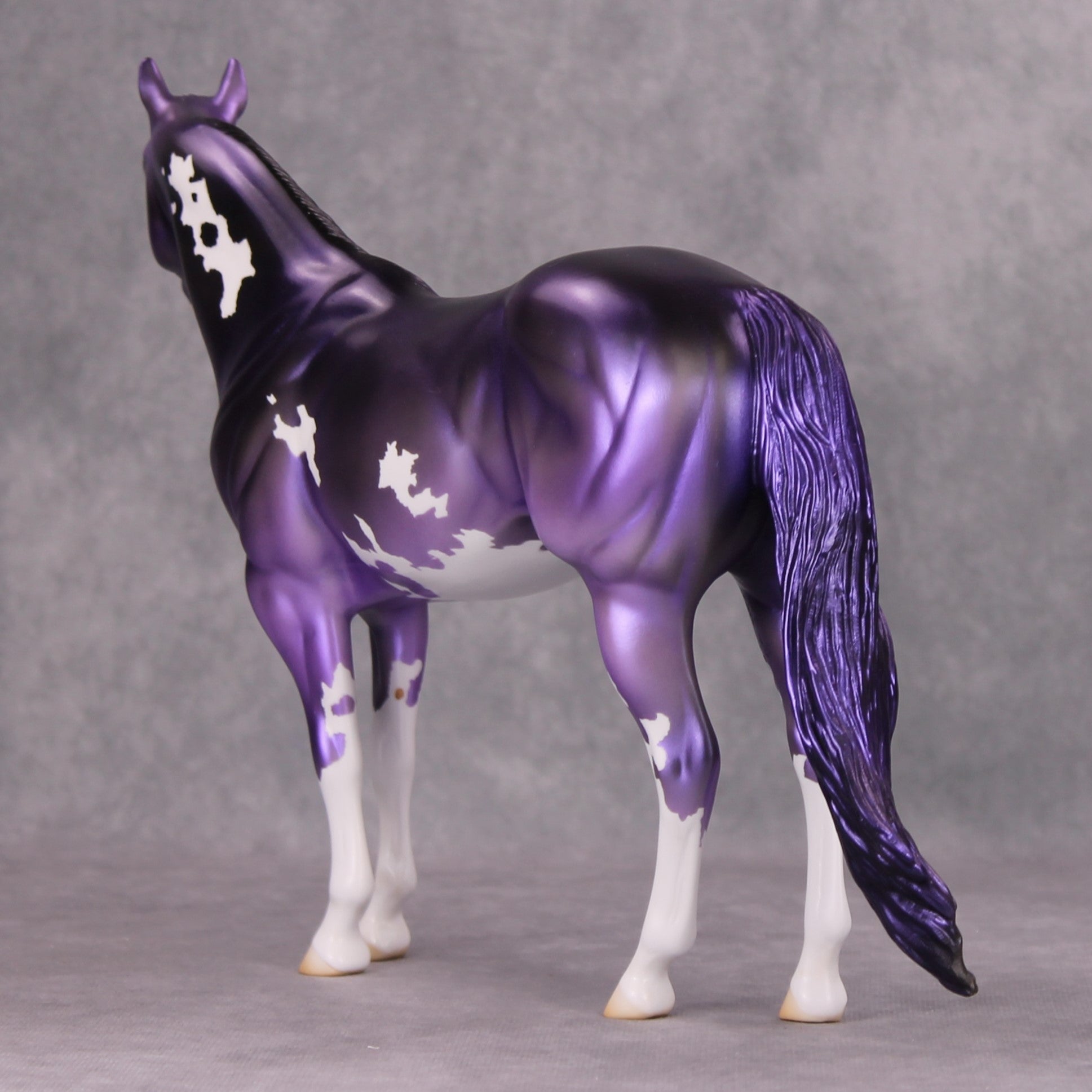 The Grizzler OOAK Pearl Purple Overo ISH By Jamie Adamson MM24 Online Drawing