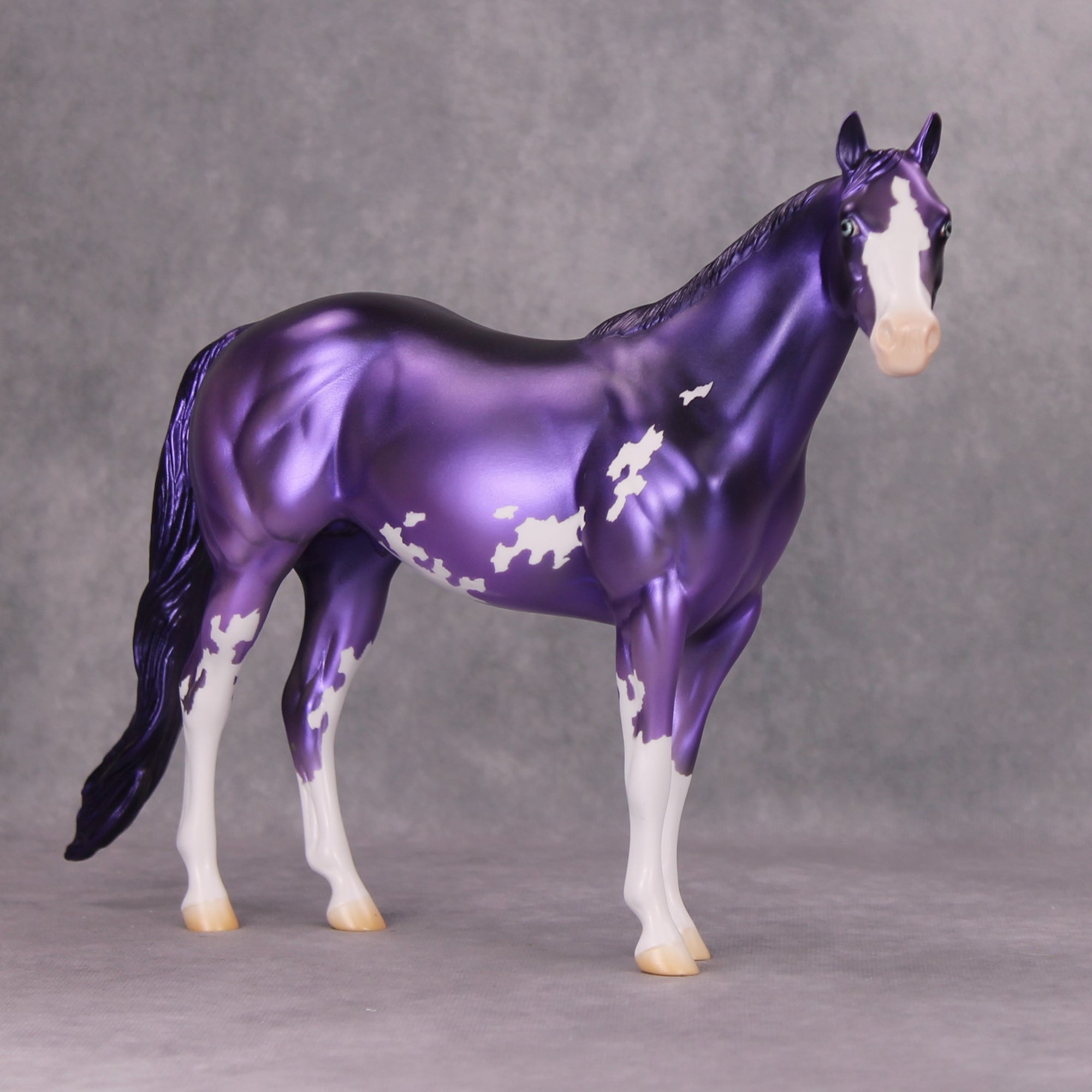 The Grizzler OOAK Pearl Purple Overo ISH By Jamie Adamson MM24 Online Drawing